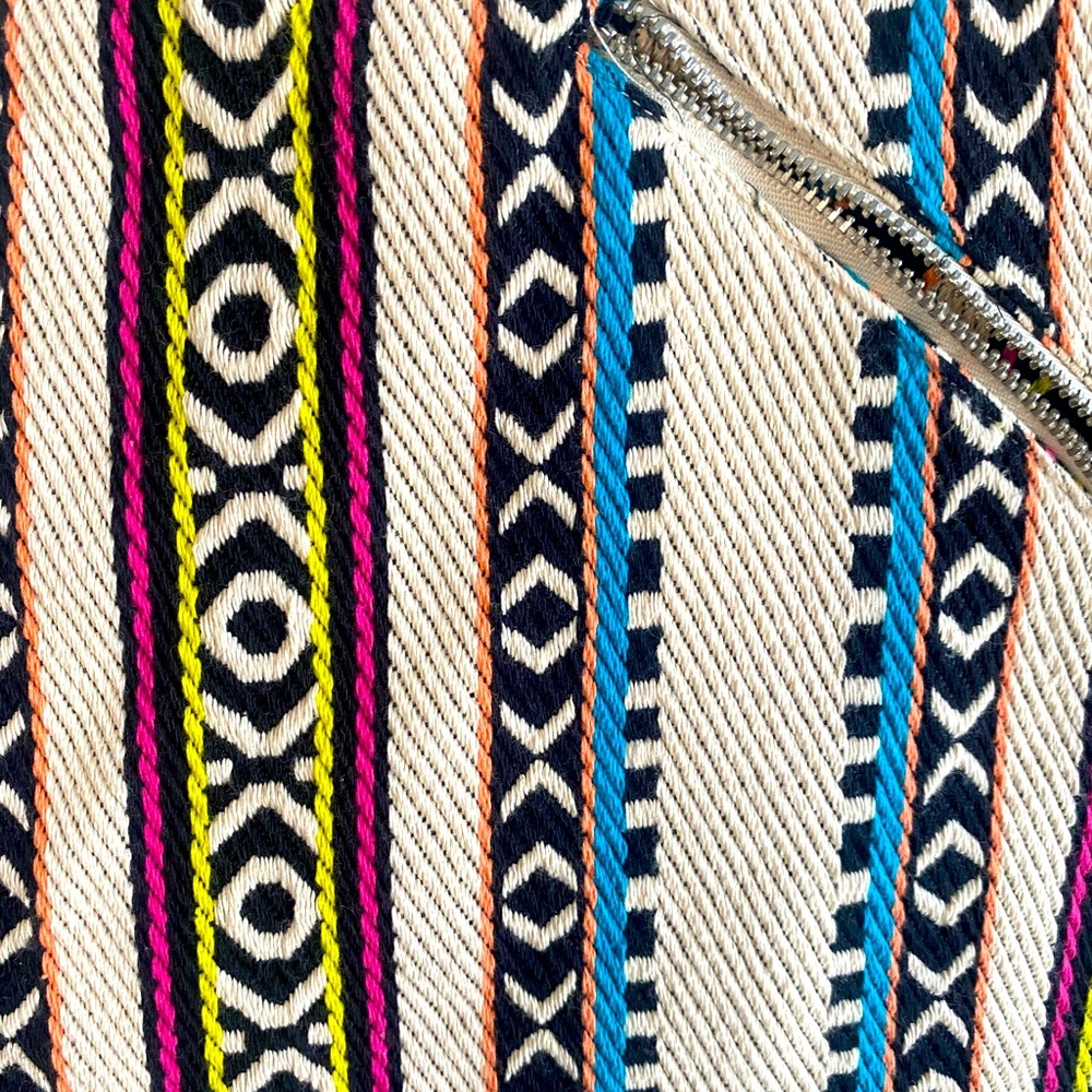 H&M Tribal Woven Aztec Tapestry Bohemian Mini Skirt - Picture 2 of 4